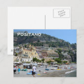 Carte Postale Positano, Italie (Devant / Derrière)