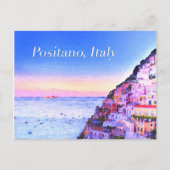Carte postale Positano, Italie Sunset (Devant)