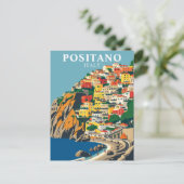 Carte Postale Positano, Italie Vintage voyage (Debout devant)