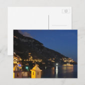 Carte Postale Positano la nuit (Devant / Derrière)