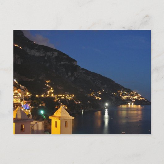 Carte Postale Positano la nuit (Devant)