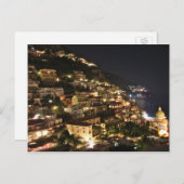 Carte Postale Positano la nuit (Devant / Derrière)