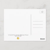 Carte Postale Positano la nuit - Maisons sur la colline (Dos)