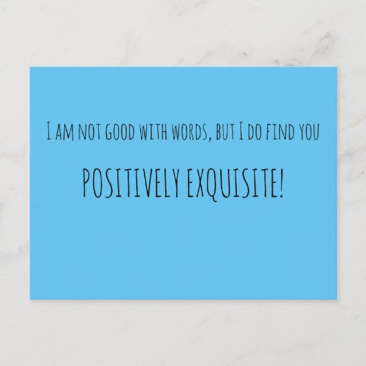 Carte Postale Positif (Devant)