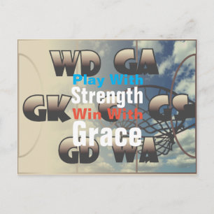 Carte Postale Positions Du Lecteur Netball Avec Citation