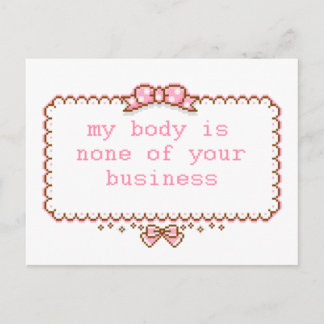 Carte postale positive Body