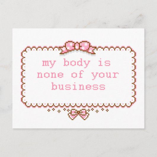 Carte postale positive Body (Devant)