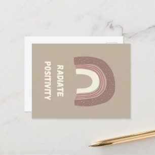 Carte Postale Positivité du rayonnement