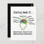 Carte Postale Positivité en santé mentale (Devant / Derrière)