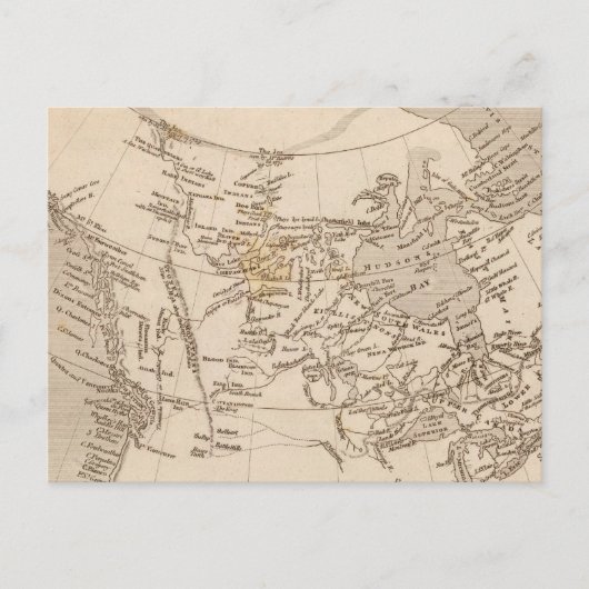 Carte Postale possessions britanniques en Amérique (Devant)