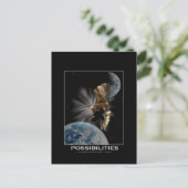 Carte Postale "POSSIBILITÉS" Cadeaux Motivationnels d'aigle à tê (Debout devant)