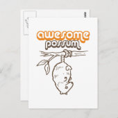 Carte Postale Possum génial (Devant / Derrière)