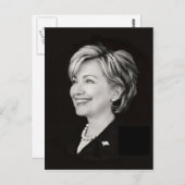 Carte Postale Post-card d'Hillary Clinton (Devant / Derrière)