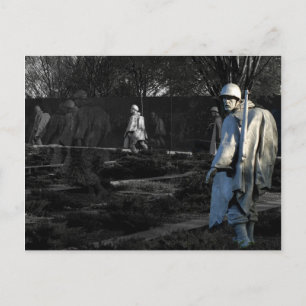 Carte Postale Post Card - Korea War Memorial