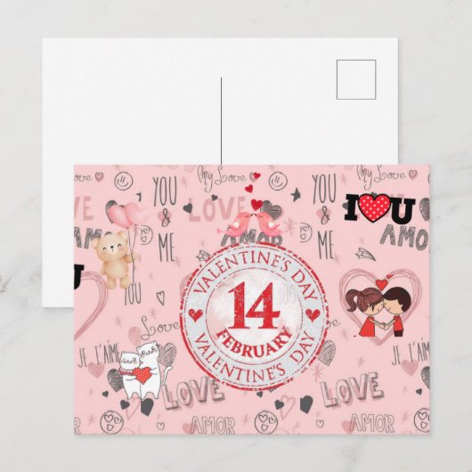 Carte Postale post card para esa persona especial (Devant / Derrière)