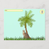 Carte Postale Post-croisement - Photo d'un Bobcat de Floride (Dos)