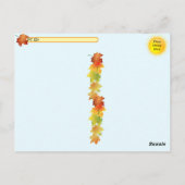 Carte Postale Post-croisement - Réflexions d'automne - Helmetta  (Dos)