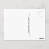 Carte Postale post-franchissement heureux de boîte aux lettres v (Dos)