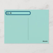 Carte Postale Post-traversée Floride Manatee et bébé avec boîte  (Dos)