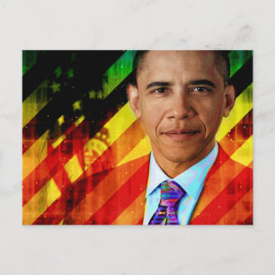Carte Postale Post Urban Obama