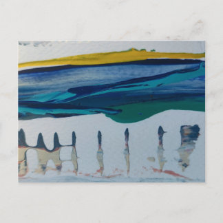 Carte Postale Postal Abstract Marina Monticelli Art