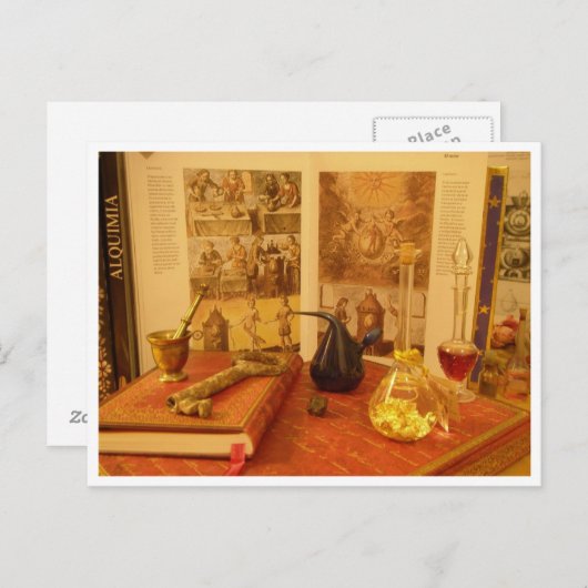 Carte Postale Postal Alquimia (Devant / Derrière)