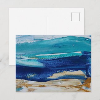 Carte Postale Postal Blue Monticelli Art