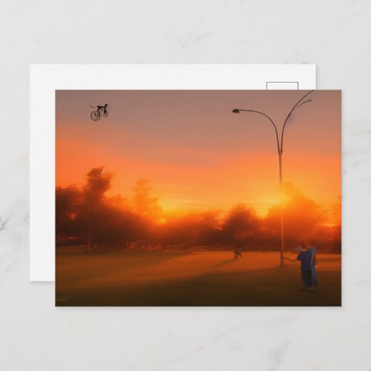 Carte Postale postal de agradecimiento (Devant / Derrière)