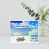 CARTE POSTALE POSTAL DE ARCHIPIELAGO LOS ROQUES (Debout devant)