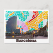 Carte Postale Postal de Barcelona Hotel Vela y Gaudi (Devant)