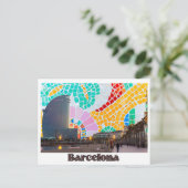 Carte Postale Postal de Barcelona Hotel Vela y Gaudi (Debout devant)