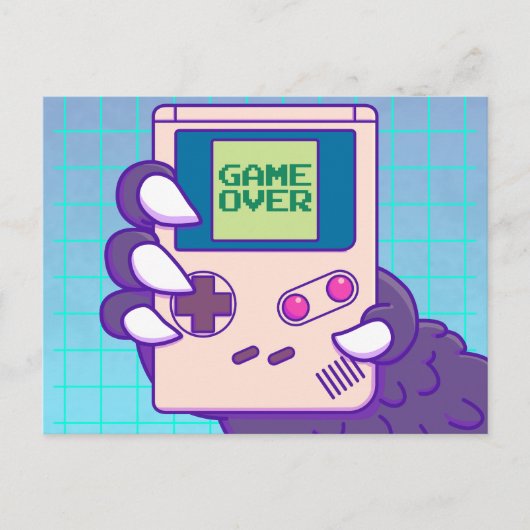 Carte Postale Postal de Game over Godzilla (Devant)