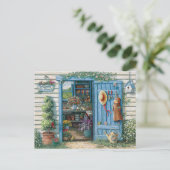 Carte Postale Postal de macetas d y flores (Debout devant)