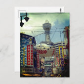 Carte Postale Postal de Shinsekai, Osaka (Japón) (Devant / Derrière)