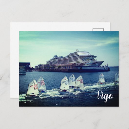 Carte Postale Postal de Vigo (Devant / Derrière)