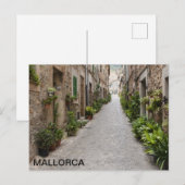 Carte Postale postal del pueblo de Valldemossa, en Majorque (Devant / Derrière)