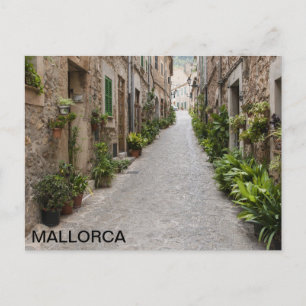 Carte Postale postal del pueblo de Valldemossa, en Majorque