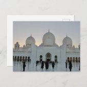 Carte Postale Postal Mezquita Sheikh Zayed, Abu Dabi (Devant / Derrière)