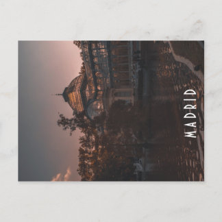 Carte Postale Postal Palacio de cristal Retiro madrid