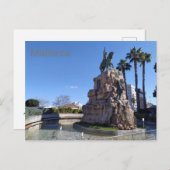 Carte Postale postal Plaza de España de Palma de Mallorca (Devant / Derrière)