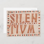 Carte Postale Postal Silgentium (Devant / Derrière)