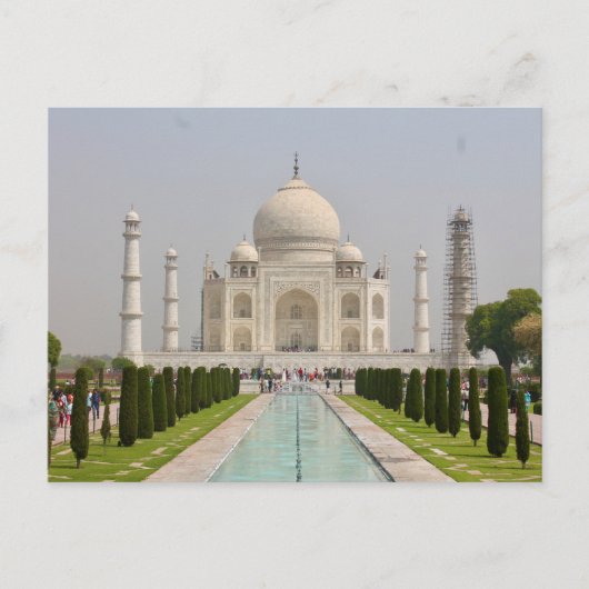 Carte Postale Postal Taj Mahal, Inde (Devant)