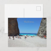 Carte Postale postal Torrent de Pareis en Majorque (Devant / Derrière)