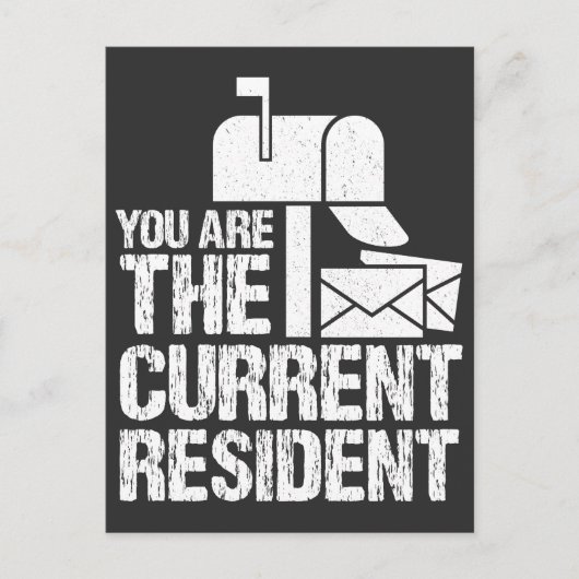 Carte Postale Postal Travailleurs actuellement Résidents Drôle (Devant)