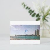 Carte Postale Postal vintage de Barcelone (Debout devant)