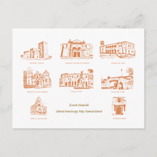 Carte Postale Postal Zona Colonial, Santo Domingo, Rep. Dom.