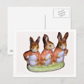 Carte Postale Postard - Flopsy, Mopsy et Cottontail (Devant / Derrière)