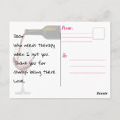 Carte Postale Postcard (Dos)