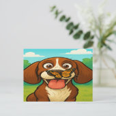 Carte Postale Postcard  (Debout devant)