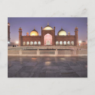 Carte Postale Postcard Badshahi Mosque in Lahore, Pakistan